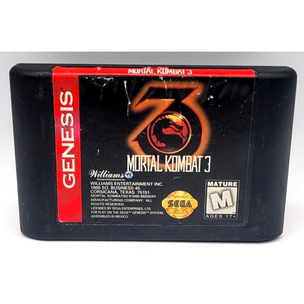Mortal Kombat‎ 3 (Sega Genesis, 1995) Cartridge Only